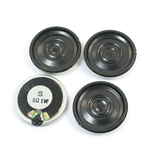4 Stück 28 mm Durchmesser 1 Watt 8 Ohm interner Magnet Lautsprecher Verstärker für DVD/EVD - Bild 1 von 1