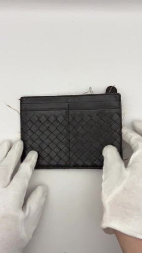 Bottega Veneta Card Wallet Card Case Leather Brown USED E0131-41 - Video 1 of 1