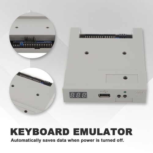 Version SFR1M44-U100K USB Emulator Gray 3.5In 1.44MB USB SSD Floppy Drive8847 - Afbeelding 6 van 7