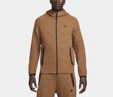Nike Sportswear Tech Fleece Windrunner Mens Full-Zip Hoodie 3XL Brown FB7921-281