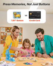 Button Maker Machine Pin Maker 1.97 x 1.97 in Square 100pcs Button Parts