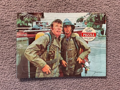 Vintage 1977 Emergency TV Show Universal Studios Fit and Lock Puzzle Neu aus altem Lagerbestand