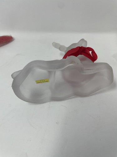 2er Set Rentier Kerzenhalter Milchglas Weihnachtsdeko mit Kerzen - Bild 4 von 10