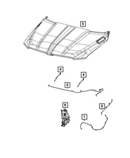 Genuine Mopar Windshield Washer Nozzle 68291571AB