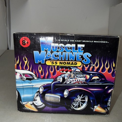 Muscle Machines '55 Chevrolet Nomad 1/18 - Red BRAND NEW - Picture 8 of 11