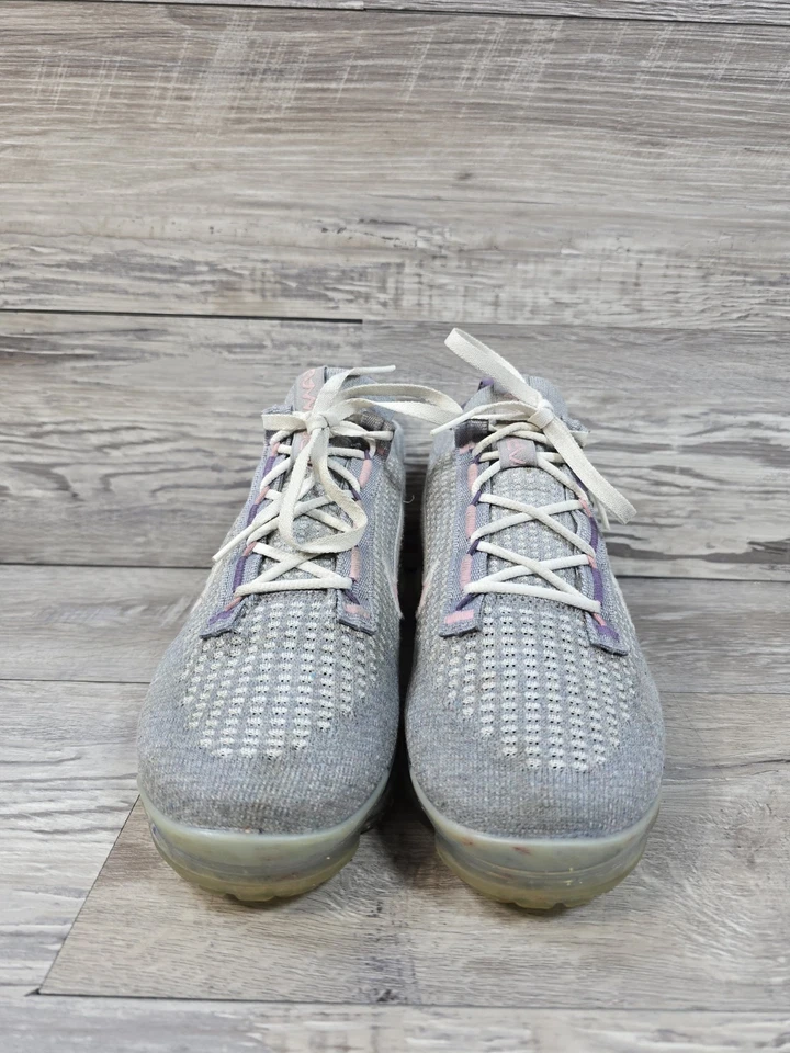Nike Air VaporMax Zapatos Juveniles 2021 Flyknit DB1550-007 Gris Rosa 7Y (Mujer 8.5) Foto 4 de 4