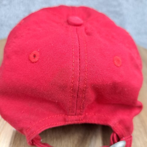 Polo Ralph Lauren Hat Cap Strap Back Youth Size 4-7 Red Script Spellout Preppy - Picture 7 of 12