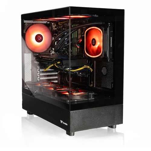 High End Gamer / Gioco PC RTX 5070 Raffreddamento ad Acqua Ryzen 7 X CPU 64GB