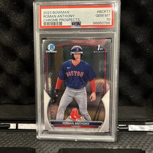 Roman Anthony 2023 Bowman Chrome #BCP-71 1st RC - PSA 10 GEM-MINT
