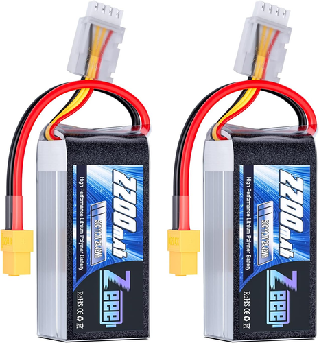 3S 2200mAh 11.1V 50C Lipo Battery Pack with XT60 Plug (2 Pack) - Picture 11 of 12
