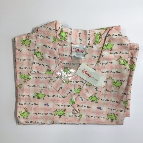 Woman’s Disney Store Princess And The Frog 2 Piece Short Pajama Set Size L/XL