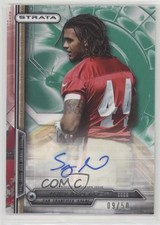 2014 Topps Strata Rookie Auto Emerald /50 Trey Millard #113 Auto RC