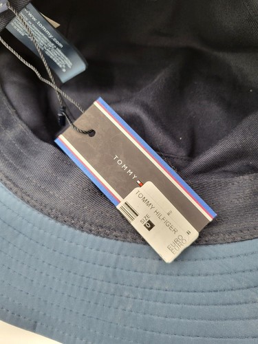 Tommy Hilfiger Hombre Azul Impermeable Cubo Sombrero Talla Única - Imagen 6 de 9