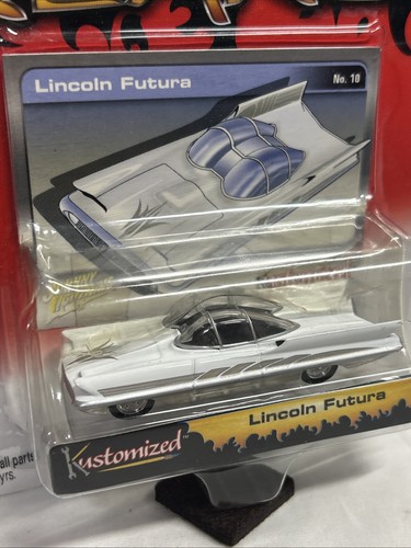 Lincoln Futura 2004 Johnny Lightning Street Freaks Kustomized No. 10 White - Picture 3 of 4