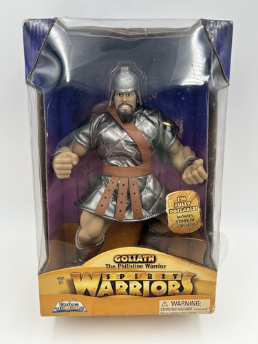 Goliat 12” Guerreros Espíritus Guerrero Filisteo Biblia Legiones Figura David Gigante - Imagen 1 de 10