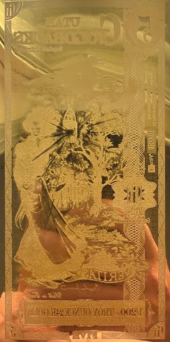 Utah 5 Goldback Note 1/200 oz 24k (2024) - Picture 2 of 2