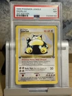 1999 Pokemon Snorlax - 1st Edition Non-Holo Rare Jungle Card 27/64 - PSA 7