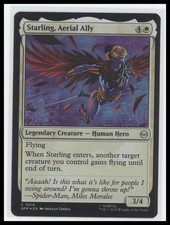 🦅 MTG Marvel’s Spider-Man Starling, Aerial Ally Foil – Uncommon Universes Beyon