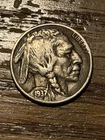 (1) Beautiful Toned Antique 1937-S Buffalo/Indian Head Nickel XF-EXTRA FINE