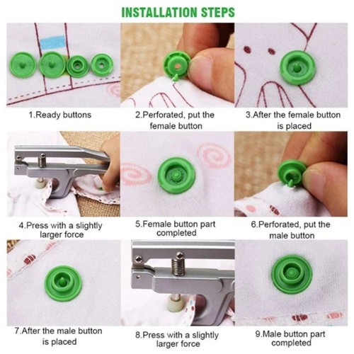U Shape Manual Pressing Machine Portable Fastener Snap Pliers - Picture 9 of 12