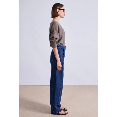 APIECE APART Meridian Jean Womens 27 Tulum Blue High Rise Barrel Balloon Baggie - Picture 3 of 19