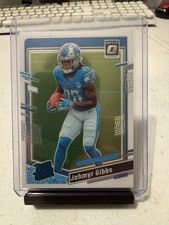 2023 Panini Donruss Optic Jahmyr Gibbs - RATED ROOKIE