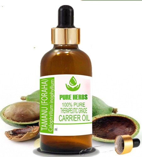 Pure Herbs Tamanu foraha % Pure & Natural Calophyllum Inophyllum Carrier Oil VL6 - Picture 40 of 46