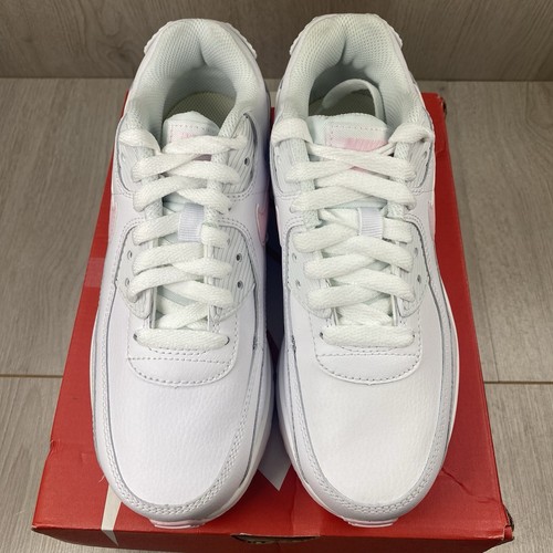 Nike Air Max 90 LTR Entrenadores Blanco Rosa Espuma Talla UK5.5 US6 EU38.5 CD6864-121 ✅ - Imagen 3 de 14