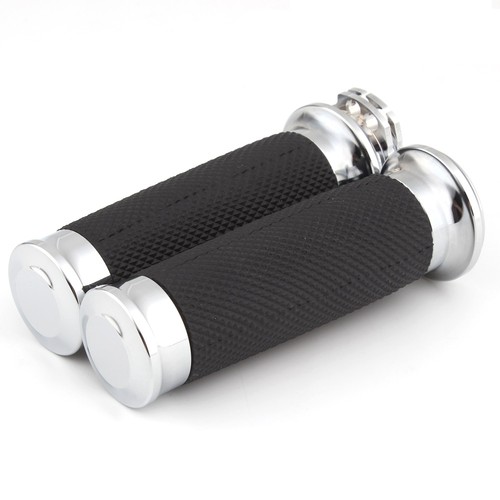 A Pair of 1" Hand Grips 26mm Handlebar Grips For Harley For Kawasaki For Honda - Picture 9 of 24
