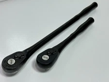 Cornwall USA 2pc SR-701 & SR-501 Ratchet Set Pair, 1/2” Drive BLACK Oxide Finish