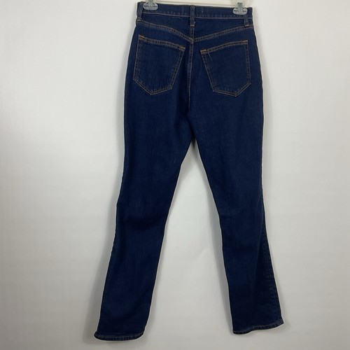 Abercrombie & Fitch Curve Love The Slim Straight Ultra High Rise Jean Size 26/2S - Picture 3 of 7