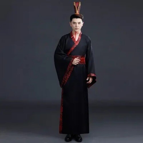 Hanfu Niño Hombres Antiguo Rendimiento Disfraz Chino Tradicional Disfraz Juegos con disfraces Vestido - Imagen 7 de 37