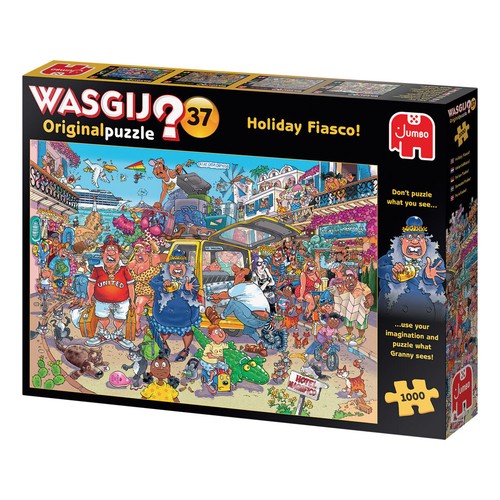 Jumbo | Wasgij? Puzzle originale 37 Holiday Fiasco! | 1000 Pezzi | Puzzle Puzzle - Foto 3 di 3