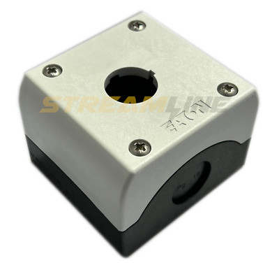 Eaton M22-I1-PG Surface Mount Pushbutton Enclosure, 1 Element