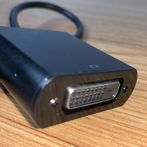 Genuine HP DisplayPort to DVI Adapter, Black, New, P/N: 752660-001 - Picture 2 of 4