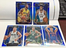 2015-16 Panini SELECT - BLUE Prizm #d/249 Lot (5) w/ Oscar Robertson, J.J. Barea
