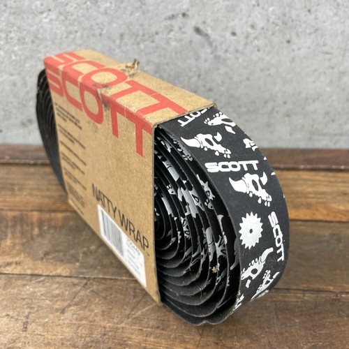 Vintage Scott Natty Handlebar Tape NOS USA 80 Inches Cactus Skulls Gears 90s - Picture 5 of 11