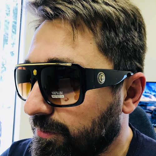 Men Sunglasses Designer Fashion Style Hip Hop Style Elegant Style New Model Rap - Picture 25 of 39