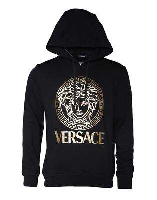 Versace Velour Versace Tracksuit Versace Black Medusa Print Cotton