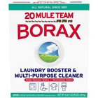 20 Mule Team Laundry Detergent All Natural Booster Multi Cleaner-65Oz