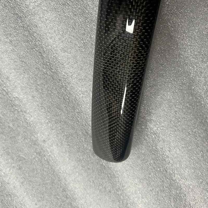 Real Carbon Fiber Interior Door Handles Replace for Audi TT TTS TT RS 2008-2014 - Image 3 of 4