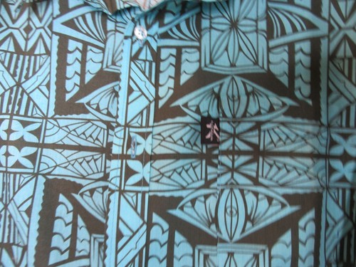 Camisa Kau Kauwa Tropical Hawaiana Para Hombre Talla 4XL Manga Corta 100% Algodón Tribal - Imagen 4 de 4
