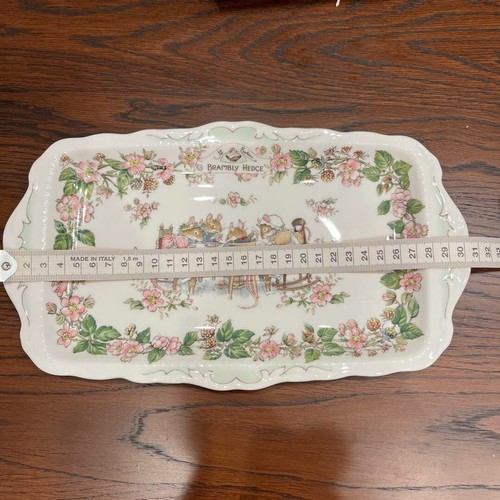 Royal Doulton Brambly Hedge Sandwich Tray Long Plate Used - Picture 5 of 5