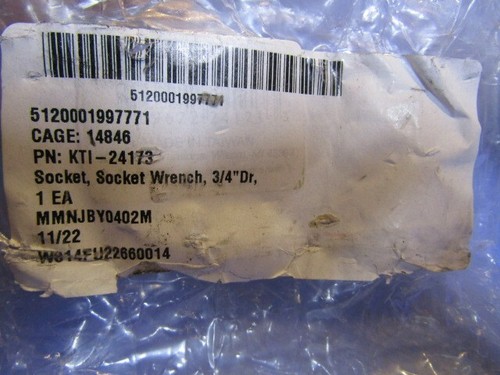 1 - K Tool International 24173 3/4" Drive 12 point 2-1/4" Short Socket. NEW - Picture 2 of 10