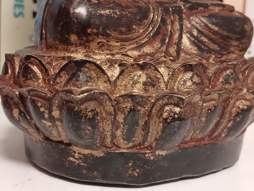 China Antike Bronze Buddha Statue 地藏菩薩 佛陀 骨董物 Größe (18cm, 1005g) - Bild 11 von 23