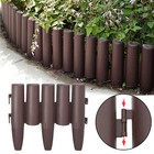 10/20/30pcs Beeteinfassung Rasenkante Steckzaun Zaunhöhe 150mm aus Polypropylen