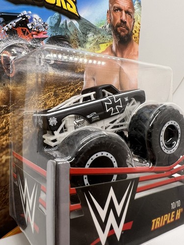 Monster Trucks WWE TRIPLE H DIE-CAST 1:64 *Slam Fest Series* 2018 Hot Wheels (3) - Picture 5 of 10