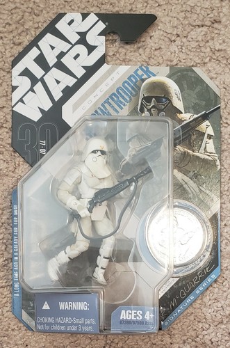 Star Wars 2007 30th Anniversary Collection Concept Snowtrooper # 42 mit Münze - Bild 1 von 5