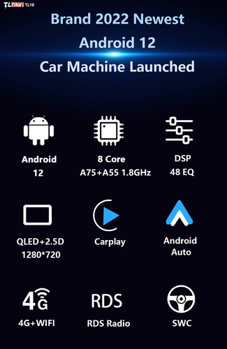 Para Mazda 5 2005-2010 Android CarPlay Coche Radio GPS Estéreo Reproductor de Video Pantalla - Imagen 14 de 30