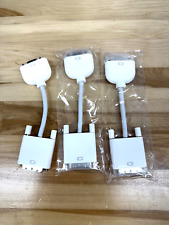 OEM Lot of 3 Apple 603-8525 5" DVI to VGA Display Adapter Converter Cable DTOV 